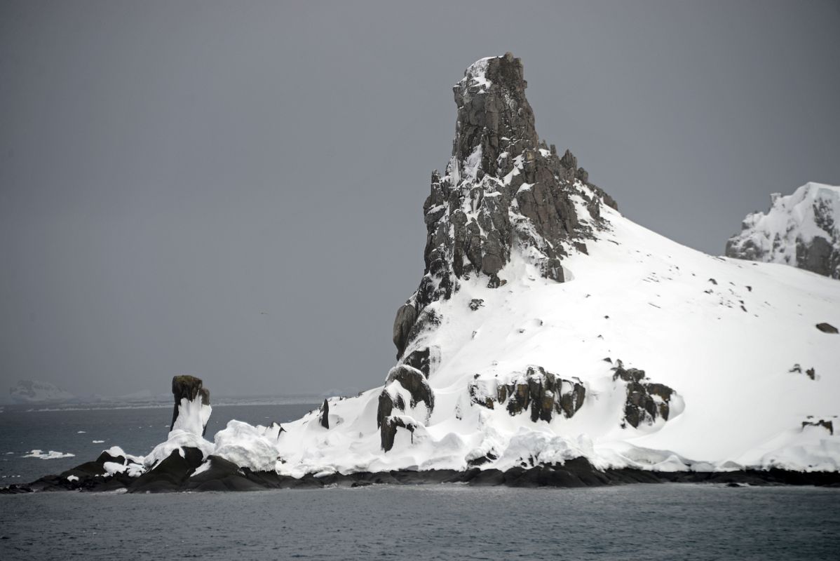 01A Spire Of Rock On Island Next To Aitcho Barrientos Island In South Shetland Islands From Quark Expeditions Antarctica Cruise Ship